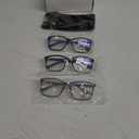 3 Pack Progressive Reading Glasses Men Near-range Workspace Sport Blue Light Blocking Reader TR90 Spring Hinge
