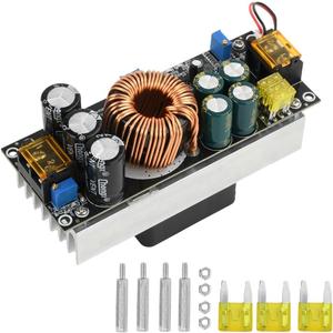 1800W Boost Converter,Aideepen 40A Boost Converter Voltage Regulator DC-DC Boost Converter Car Step-up Power Supply Module Adjustable Voltage Converter 14V-85V to 14-120V