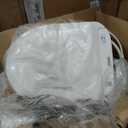 TOTO WASHLET S350e Electronic Bidet Toilet Seat with Auto Open and Close and EWATER+ Cleansing, Round, Cotton White - SW583#01