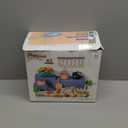 130Pcs Kitchen Playset, Toddler Pretend Cooking Play Pots, Pans, Utensils Cookware, Daily Food Fruit Veges, Shopping Storage Basket, Dessert, Prop Money, Learning Gift for Child (White)