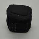 Golf Cart Cooler Bag Insulated - 12-Can Leakproof Soft Cooler Bag with Hook-and-Loop Lid, Waterproof Zippers, and Multi-Pockets for Accessories; Fits on Golf Push Cart (Black)