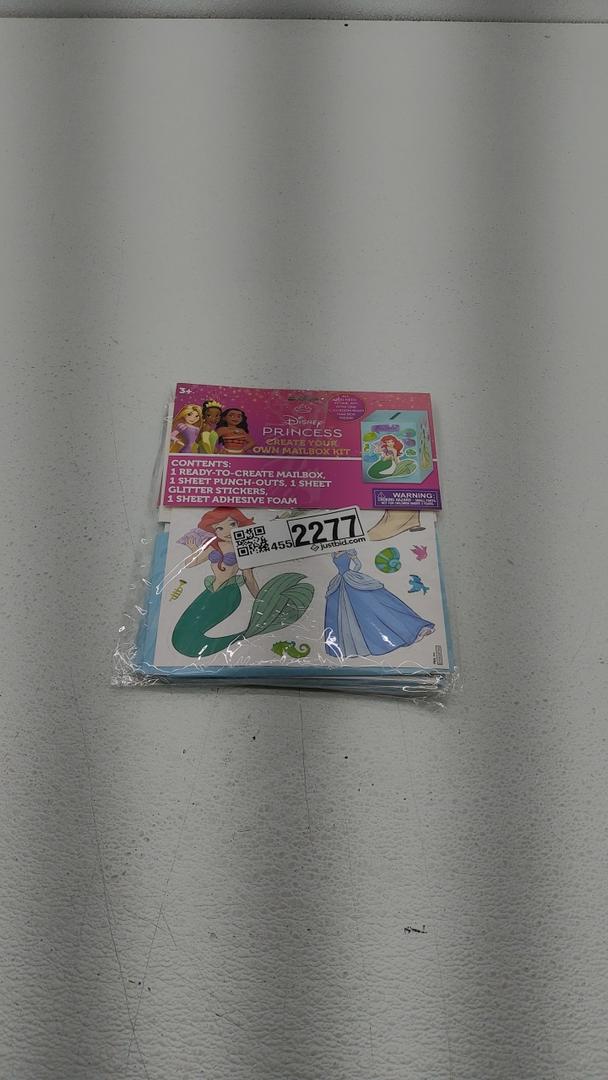 Disney princess create your own mailbox kit 4-pack