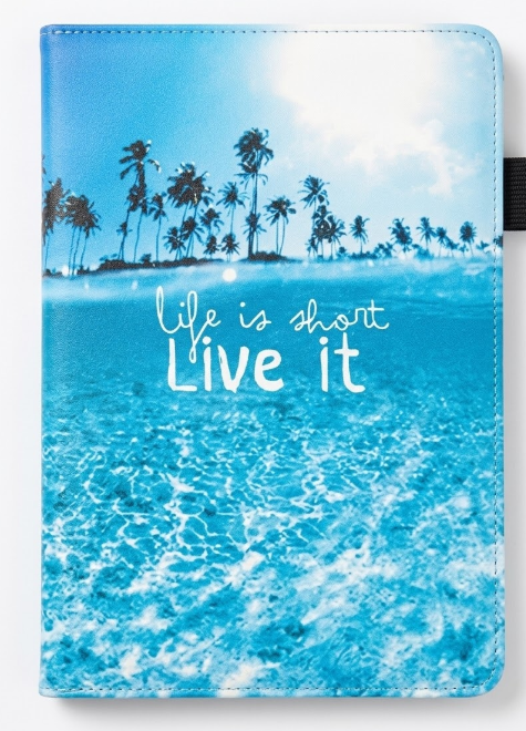 Passport Cover Case Blue Sea for Travel Lovers, 10 inch