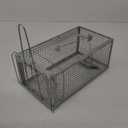 Humane Squirrel Trap - 2 Pack, Rat Trap That Works 12.5"x6.5"x5.5", Small Rodent, Chipmunk Trap Cages | Catch and Release | Reusable and Durable | No Kill Animal Trap | Indoor for Home and Outdoors