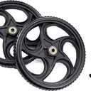 Wheelchair Walker Wheels, 8 inches, PVC, Suitable Unlicon Rollator walker, wheelchair,1 pair