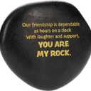 Friendship Gifts for Women Men - Friendship Engraved Rocks - Best Friend Birthday Gifts for Women - Sentimental Gifts for Friend - Work Bestie Gifts for Women Men - Valentines Day Gifts for Him or Her