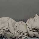 SONORO KATE 100% French Pure Linen Sheets, Breathable and Durable Linen King Size Sheets, Anti-Tear Linen Bed Sheets, Machine Washable, 16 Inch Deep Pocket - 4 Piece (Natural Linen, King)