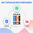 Remanufactured Replacement for Epson 232XL Ink Cartridges Combo Pack Latest Upgrade Chip High Yield for Expression Home XP-4200 XP-4205 WorkForce WF-2930 WF-2950 Printer 8 Pack (2BK 2C 2M 2Y)