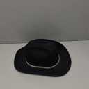 Glitter Silver Black Cowboy Hats for Women - Western Sparkly Rhinestone Cowgirl Hat for Ladies Size M-L