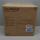 Silonn Countertop Ice Maker with Expanding Ice Basket, 9 Cubes in 6 Mins, 2.5L Ice Basket, Self-Cleaning Ice Maker with LED Touch Control, 2 Bullet Ice Sizes for Home, Kitchen, Office (Obsidian)
