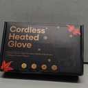 Heated Gloves for Men Women, Rechargeable Full & Half Hands Electric Gloves Heated Fingerless Touchscreen Gloves Heated Winter Hand Warmer for Work Cycling Skiing Outdoor Snow (Medium)