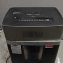 BONSEN 12-Sheet Micro Cut Paper Shredder for Home Office Use, High Security Level P-4/55 dB Ultra-Quiet / 40-Minutes Shredding Shreds Credit Card/Staples, 5.3 Gallons Pullout Bin (S3106)