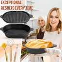 Cast Iron Dutch Oven for Bread Baking Pre Seasoned Cast Iron Loaf Pan with Lid and Sourdough Baking Supplies Nonstick Dutch Oven Pot for Homemade Bread