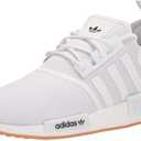 adidas Originals mens Nmd_r1 Sneaker, White/ White/ Gum, 10.5 US