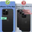 DuckSky for iPhone 13 Pro Max 6.7" Genuine Leather Wallet caseRFID Blocking4 Credit Card HolderReal Leather Flip Folio Book Protective Cover Women Men for Apple 13ProMax Phone case Purple