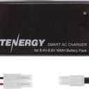 Tenergy Smart Charger for 8.4V-9.6V NiMH Battery Packs, NiMH Battery Charger for Airsoft Guns, RC Cars, RC Airplanes with Mini Tamiya/Standard Tamiya Connector