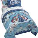 Jay Franco Star Wars Empire Strikes Back 4 Piece Full Bed Set - Includes Reversible Comforter & Sheet Set - Super Soft Fade Resistant Microfiber
