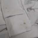 White Photography Backdrop for Photoshoot,Photo Backdrop Curtain,Perfect White Background for Party Portrait Photoshoots Video Studio 8FTx10FT