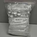 HNYYZL 30 Pack Science Party Test Tubes 45 ml 25x140mm,Clear Plastic Test Tubes Gumball Candy Tubes, Bath Salt Vials Christmas Birthday Gifts