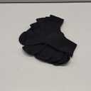 Thin Crew Socks for Women, Ladies Soft Cotton High Calf Boot Sock for Trouser, Dress, Business (5-11, 3 Pairs (Black x3)