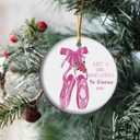 Dancing Dance Lover Christmas Ornament, 2025 Christmas Keepsake Gifts for Ballerina Teacher 2025 (T3)