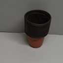 Happyyami 50pcs Plastic Herb Pots Planters for Outdoor Decor Succulents Flower Pots Multiple for Breathability