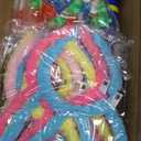 186 PCS Glow in the Dark Party Supplies,16 Foam Sticks,10 Glow Fiber Wands, 10 LED Glasses, 10 Glowing Rabbit Ears,100 Glow Sticks and 40 Finger Lights for Neon Party Birthday Carnivals Halloween