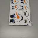 Christmas Face Rub on Transfers Decals Stickers for Crafts Ornaments Large 5 Inch Vinyl Snowman Faces Eyes Pitcher Transparent Decal for Ornaments Glass Drinking Cups Wood Balls (Cute72)