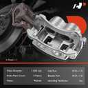 A-Premium Disc Brake Caliper Assembly with Bracket Compatible with Select Chevy, Pontiac and Saturn Models - Equinox 2005-2006, Vue 2004-2007, Torrent 2006 - Front Left Driver Side