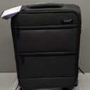 Kono 20 Inch Soft-Sided Carry-On Luggage Airline Approved 20" Spinner Wheels Lightweight Waterproof Suitcase with TSA Lock for Business Travel (Small, Black)