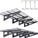 VEVOR 2 x 6 ft Garage Shelving Wall Mounted, 2 Pack Heavy Duty Wall Shelves 1000lbs Capacity, Garage Storage Rack Floating Shelves for Shop, Shed, Storage