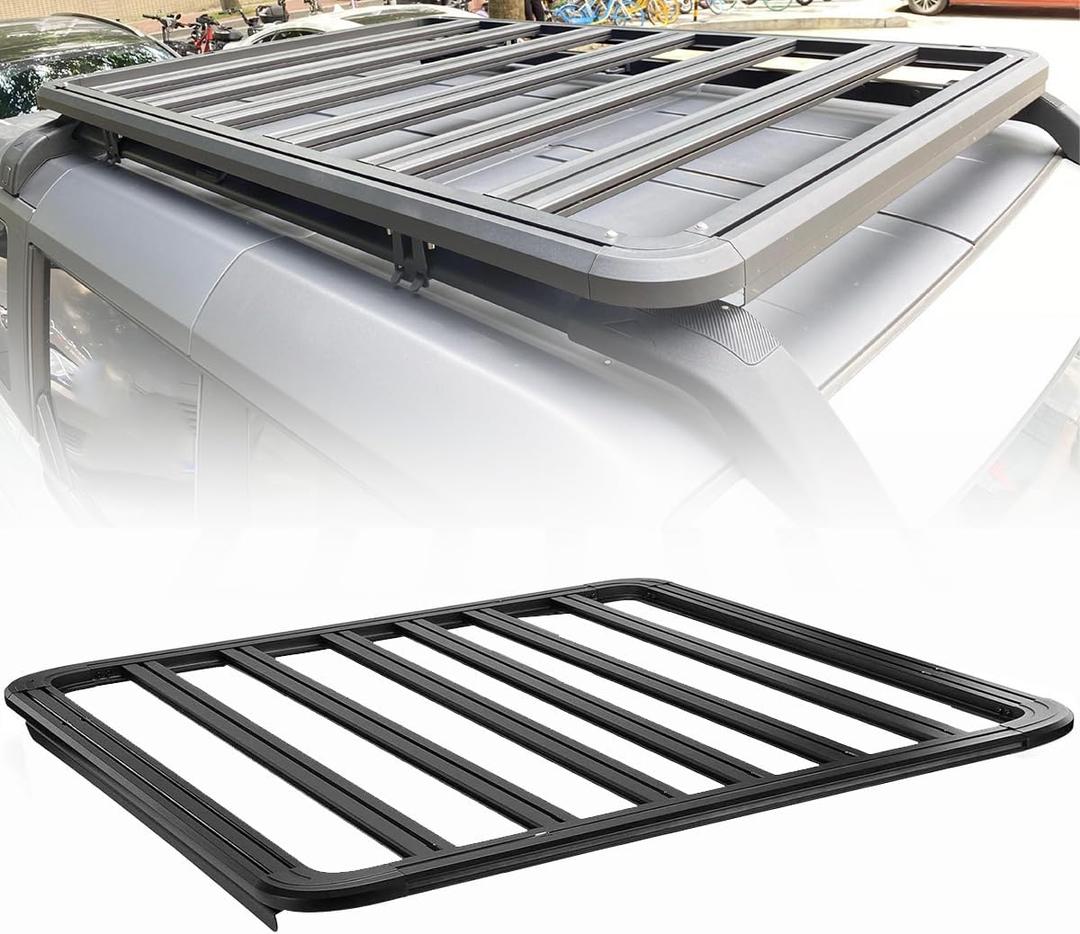 Gronsvt roof Rack is Compatible with 2018-2023 Jeep Wrangler JL JT Wrangler Unlimited Sport, Easy to Install - roof Rack Platform