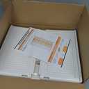 4 Tier Stackable Storage Bins with Lids, 28Qt Plastic Storage Containers with Magnetic Doors & Wheels, Convenient Storage Bins Closet Organizers, Household Organization for Home, Party, Office, Dorm (White)