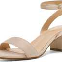 DREAM PAIRS Women's Open Toe Ankle Strap Low Block Chunky Heels Sandals Party Dress Pumps Shoes (8 Wide)