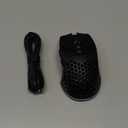 SOLAKAKA SM600 Honeycomb Shell Gaming Mouse Wireless,Tri-Modes BT5.1/2.4G Wireless/Type-C Wired Gamer Mouse with 2 Side Buttons, Macro Programmable and RGB Light for PC/Mac/Laptop,Black