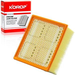 6.7 Cummins Diesel Engine Air Filter Compatible with 2007-2025 Dodge Ram 2500 3500 4500 5500 or 2019-2025 Ram 6.4L Gasoline Engine Replaces 53034051AB CA10261