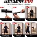 Doorway Punching Bag, No-Drill Double End Bag, Boxing Trainin
Fits 27.6-47.2 in Door Frames, Adjustable Steel Bars, Includes Double End Bag, Speed Training Balls, Gloves, Hand Wraps, Pump