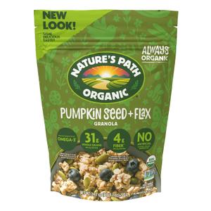 Nature's Path Organic Pumpkin Seed + Flax Granola, 24.7 oz (Pack of 6), Non-GMO (EXP 12/27/26)