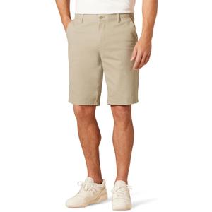 Amazon Essentials Men's Slim-Fit 11" Flat-Front Comfort Stretch Chino Short (29, Tan)