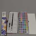 Grabie 50 Colors Watercolor Paint Set, Detail Paint Brush Included, Watercolor Paints, Painting Sets, Art Supplies for Painting, Travel Watercolor Set, Amateur Hobbyists