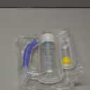 Incentive Spirometer Adult,Breathing Exercise Device for Lungs,Deep Breathing Trainer for Children and Adult,5000ml Volume Measurement with Flow Rate Indicator.