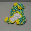 KYEESE Dog Pajamas Stretchy Pet Jammies Coat Comfy Pet Onesie Costume Velvet Dog Pajamas Small Sized Dogs Soft Dogs Clothes Pjs with Yellow Ducks Pattern, Large (15-22lbs))