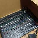 Depusheng DT12 Studio Audio Mixer 12-Channel DJ Sound Controller Interface w/USB Drive for Computer Recording Input, XLR Microphone Jack, 48V Power, RCA Input/Output for Professional and Beginners