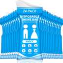 Disposable Urine Bag for Travel - 900ML Portable Pee Bags for Women Men 8/12/20/24/28 PCS Emergency Vomit Bags Urinal Toilet for Car Camping, Road Trip,Traffic Jam, Pregnant, Kid, Patient (Blue)