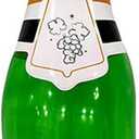 Inflatable Champagne Bottle 23.6" for Party Decoration Prop or Pool Accessory Bachelorette Party Accessories Before Wedding, Baby Gender Reveal Party, Baby Baptism, Party Carnival Moment