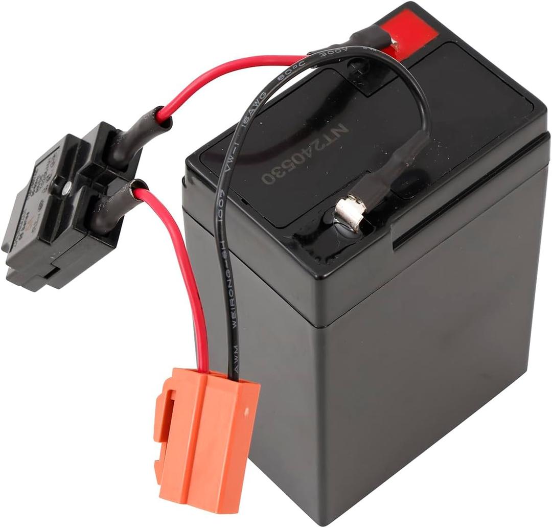 6V 4Ah Battery for Hyper Disney Princess, for Hyper Marvel Spider-Man Kids Ride On Toddler ATV