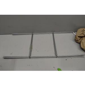 6 Pack Heavy Duty Metal H Frame Wire H Stakes 17.5X7", Extra Large, Black