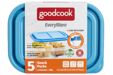 GoodCook® Everyware® Snack Pack Food Container Set