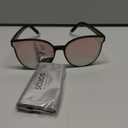Polarized Oversized Sunglasses for Women Men Trendy Cateye Sun Glassses Retro Large Frame Shades Black