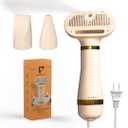 Pet Steam Brush Grooming Dryer for Dogs & Cats  3-in-1 Grooming Tool with Gentle Steam, 600W Motor, Deshedding, Drying & Fur Fluffing for All Coat Types